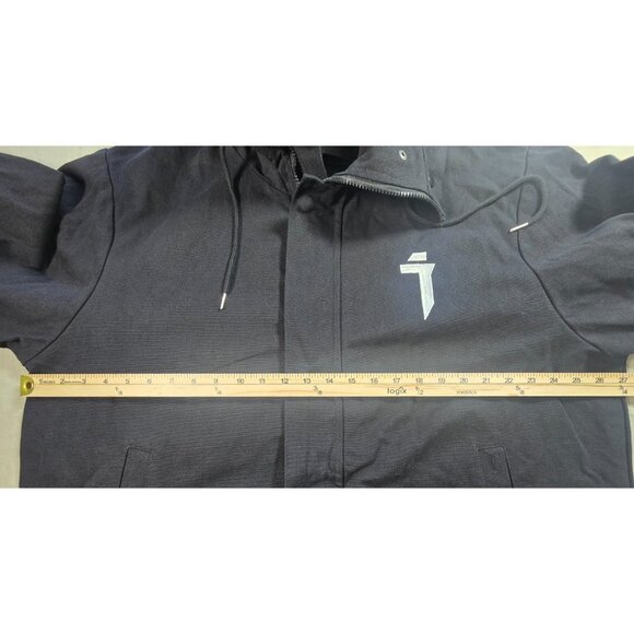 NWT Niepce I-Tech Techwear Cargo Jacket Black Hooded Coat Streetwear Cyberpunk L - Picture 7 of 16